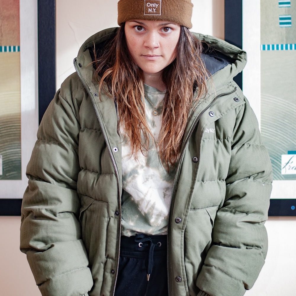 BRAND NEW! OnlyNY Herringbone Puffer Jacket